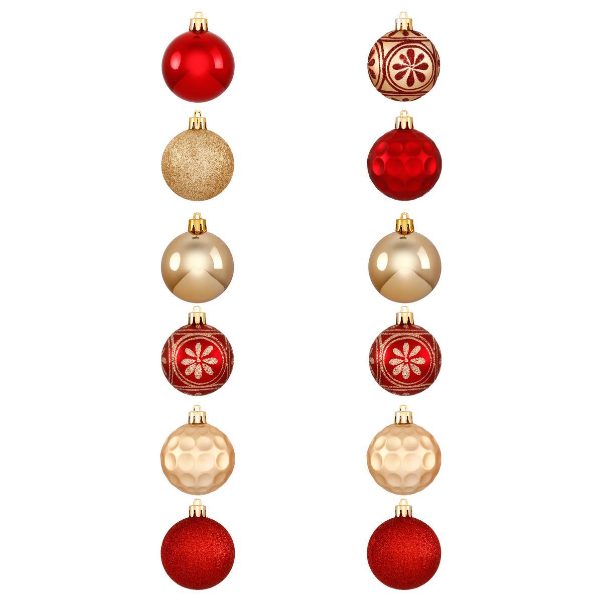 Fééric Lights & Christmas - Lot de 12 boules D.6cm soir de Noël - Feeric Lights & Christmas - Imagen 2