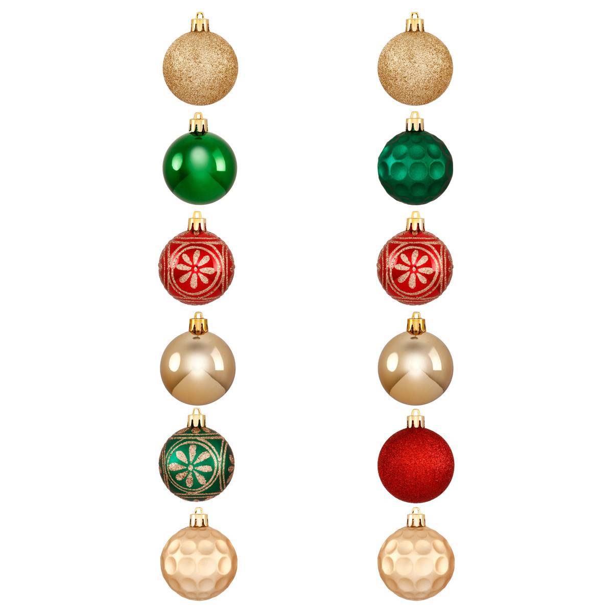 Fééric Lights & Christmas - Lot de 12 boules D.6cm soir de Noël - Feeric Lights & Christmas - Imagen 3