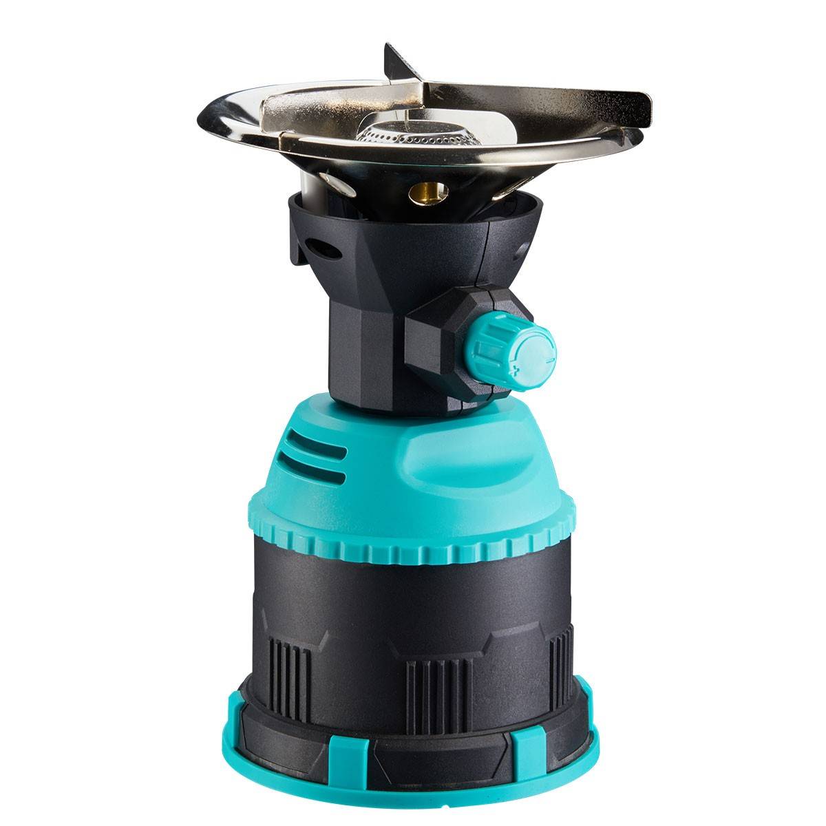 Rechaud gaz 1200W piezo Coque ABS + 28 Cartouches gaz 190 gr INTEC - Imagen 5