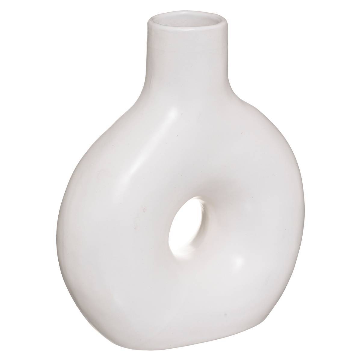 Atmosphera - Vase "Circle" céramique 17x21cm - Atmosphera Créateur d'intérieur - Imagen 1