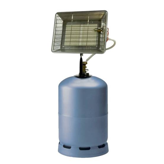 Chauffage à gaz Radiant au gaz 4500W Exterieur Avec détendeur gaz réglable Butane/Propane - Imagen 5