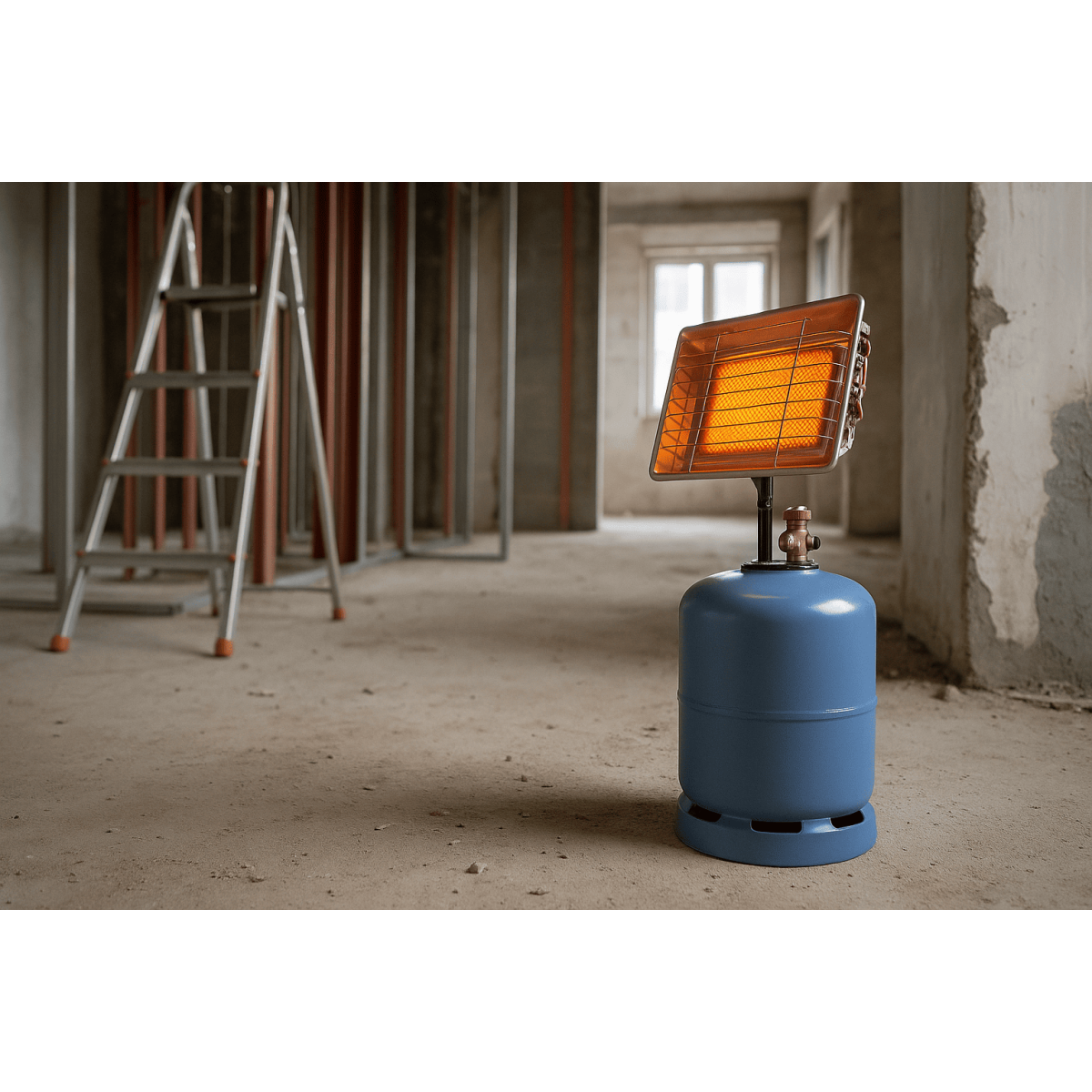 Chauffage à gaz Radiant au gaz 4500W Exterieur Avec détendeur gaz réglable Butane/Propane - Imagen 7