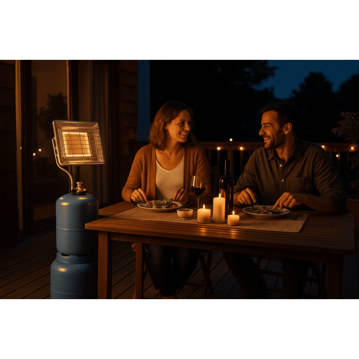 Chauffage à gaz Radiant au gaz 4500W Exterieur Avec détendeur gaz réglable Butane/Propane - Imagen 8