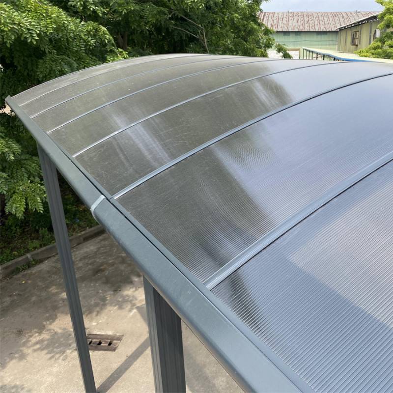X-Metal - Carport aluminium anthracite 18,3m² pour camping-car X-Metal avec panneaux polycarbonate 6mm - Image 4