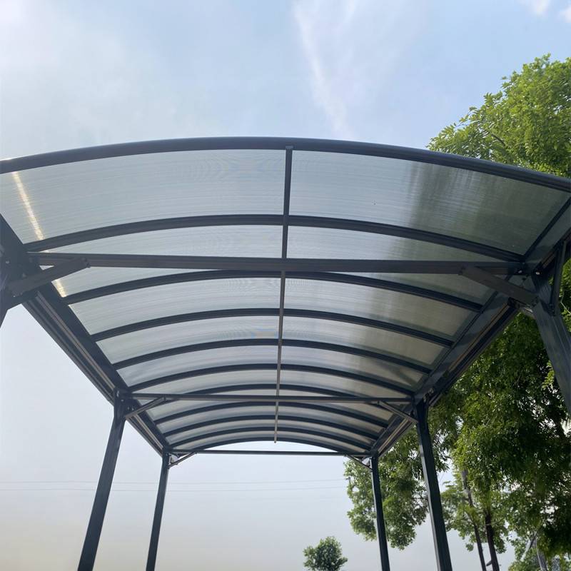 X-Metal - Carport aluminium anthracite 18,3m² pour camping-car X-Metal avec panneaux polycarbonate 6mm - Image 5