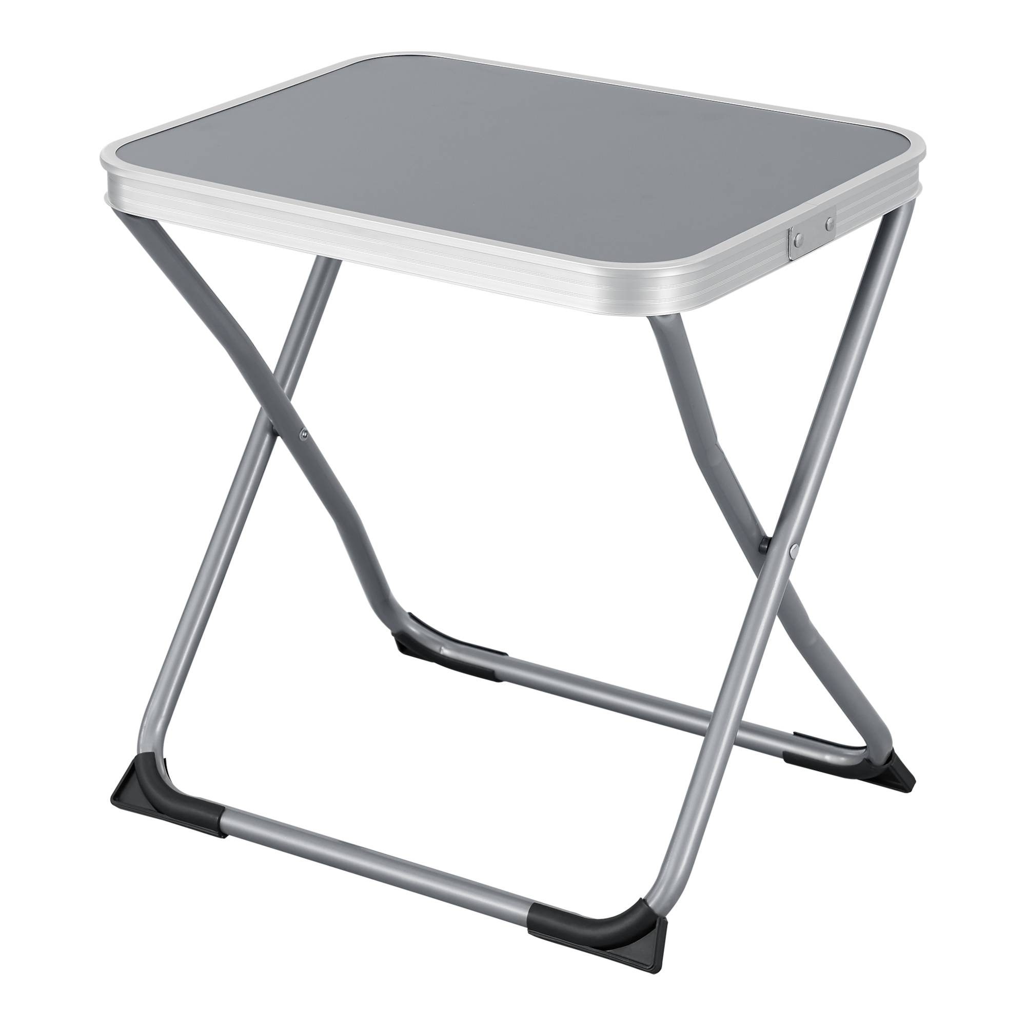 Tabouret et table de camping 2 en 1 Barete 47 x 47 x 37 cm gris [en.casa] - Imagen 4