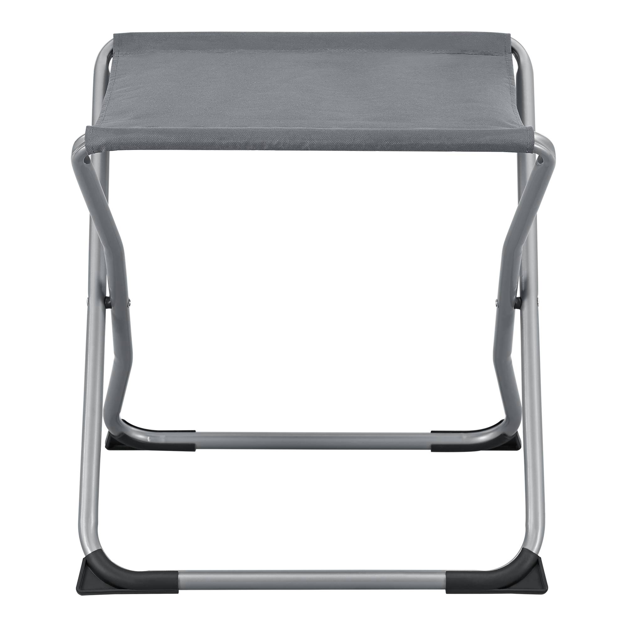 Tabouret et table de camping 2 en 1 Barete 47 x 47 x 37 cm gris [en.casa] - Imagen 7