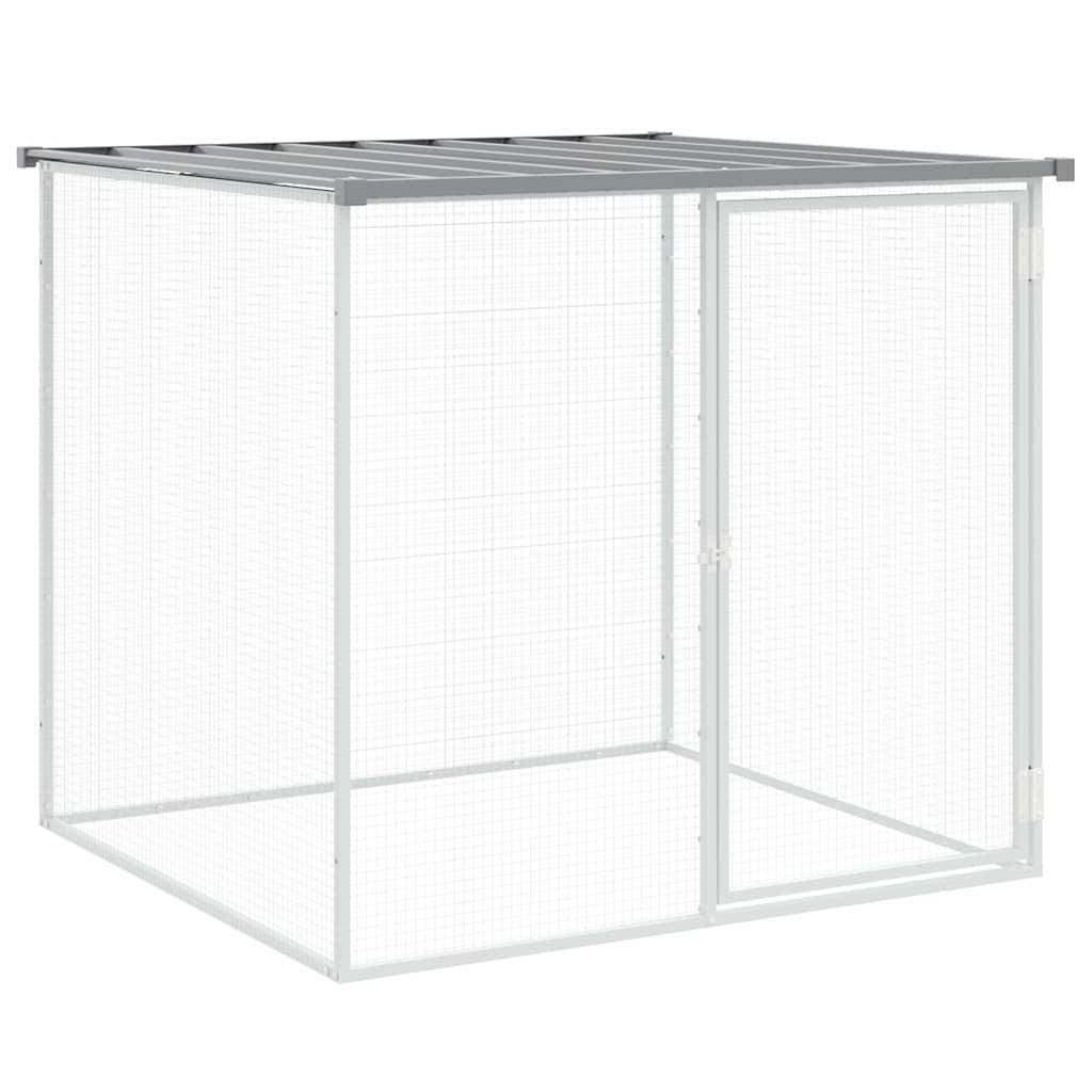 Vidaxl - Poulailler avec toit gris clair 103x98x90 cm acier galvanisé vidaXL 172338 - Image 2