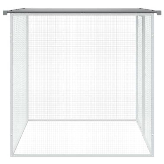 Vidaxl - Poulailler avec toit gris clair 103x98x90 cm acier galvanisé vidaXL 172338 - Image 5