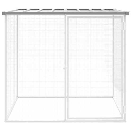 Vidaxl - Poulailler avec toit gris clair 103x98x90 cm acier galvanisé vidaXL 172338 - Image 4