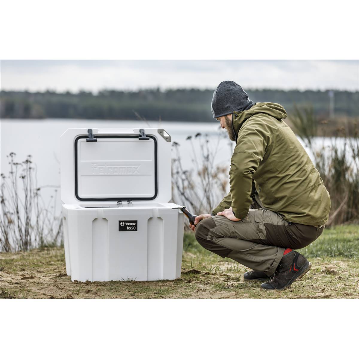 Glacière Petromax 50l - couleur blanc pur - Imagen 5