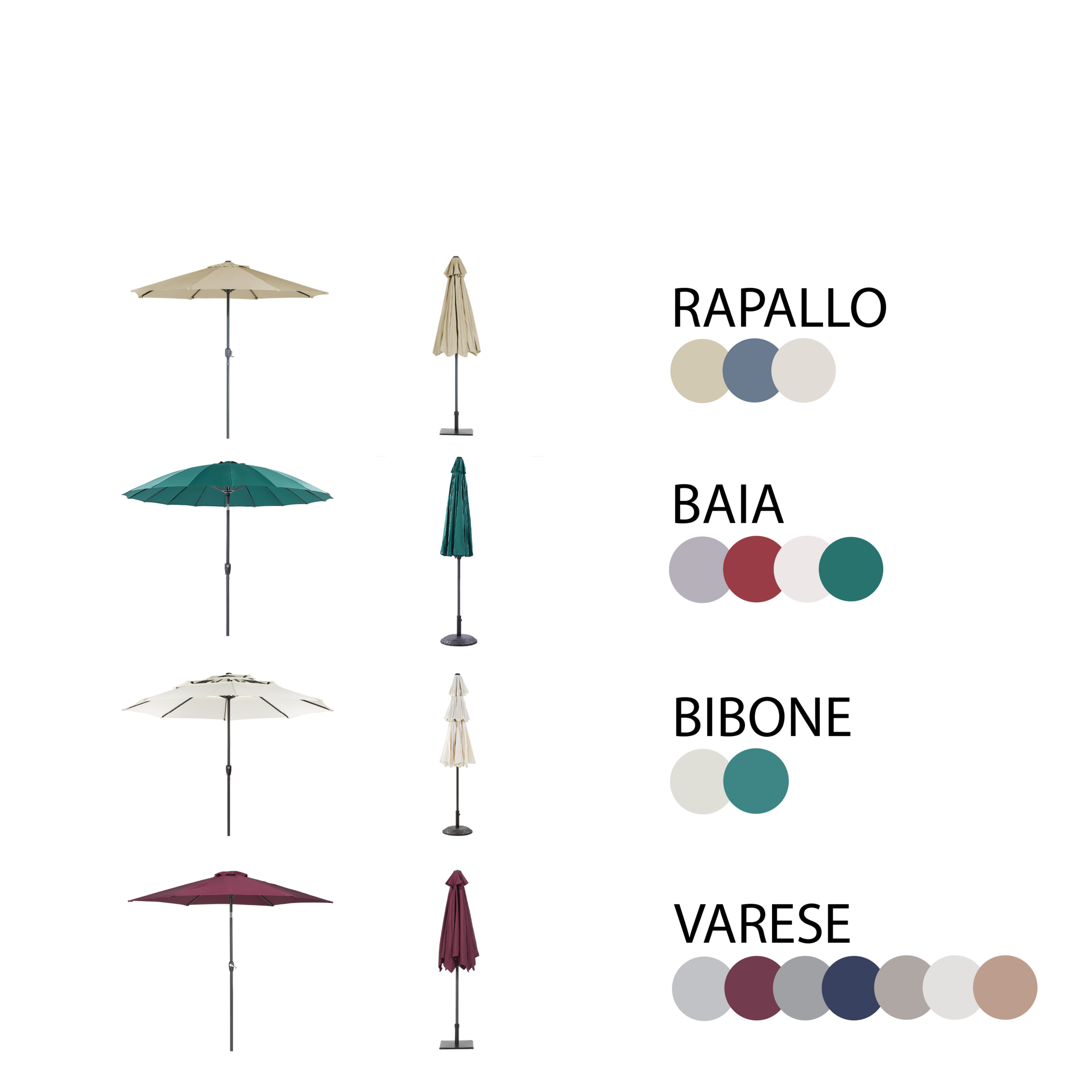 Beliani - Ensemble de Salle à Manger de Jardin Bleu en Acier Table Ovale avec 4 Chaises et Parasol (16 Variantes) Pour Repas Convivial en Extérieur - Imagen 4