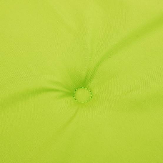 Coussins de chaise à dossier haut lot de 4 polyester vert vif 120 x 50 x 3 cm - PANGIVO - Image 8