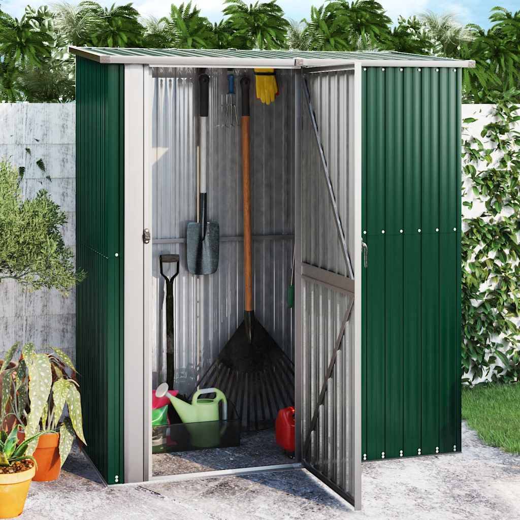 Vidaxl - Abri de jardin vert 180,5 x 97 x 209,5 cm Métal galvanisé 1.8m² vidaXL 150903
