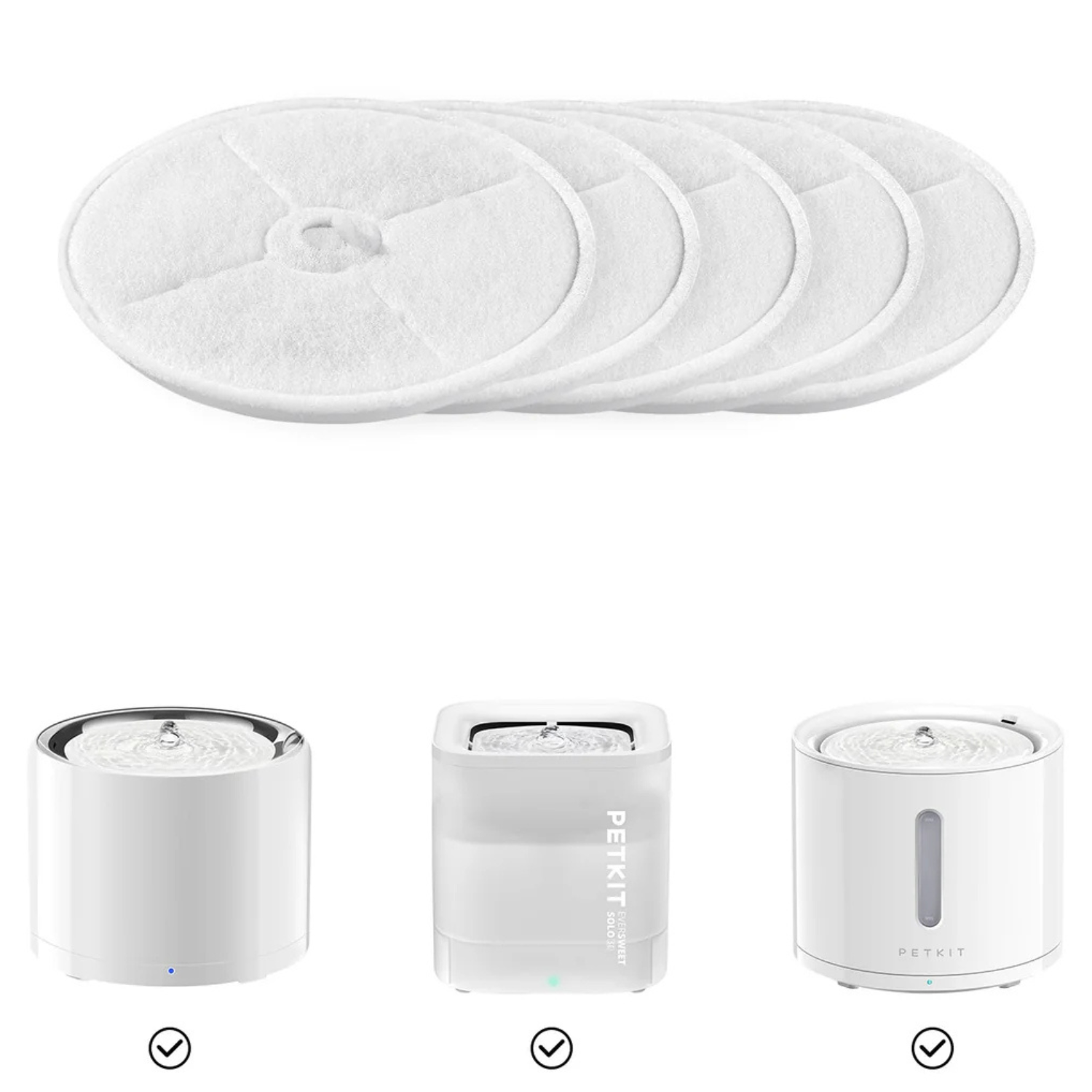 Petkit - Filtres pour fontaines EVERSWEET, PRO & SE PETKIT.FR - Imagen 1