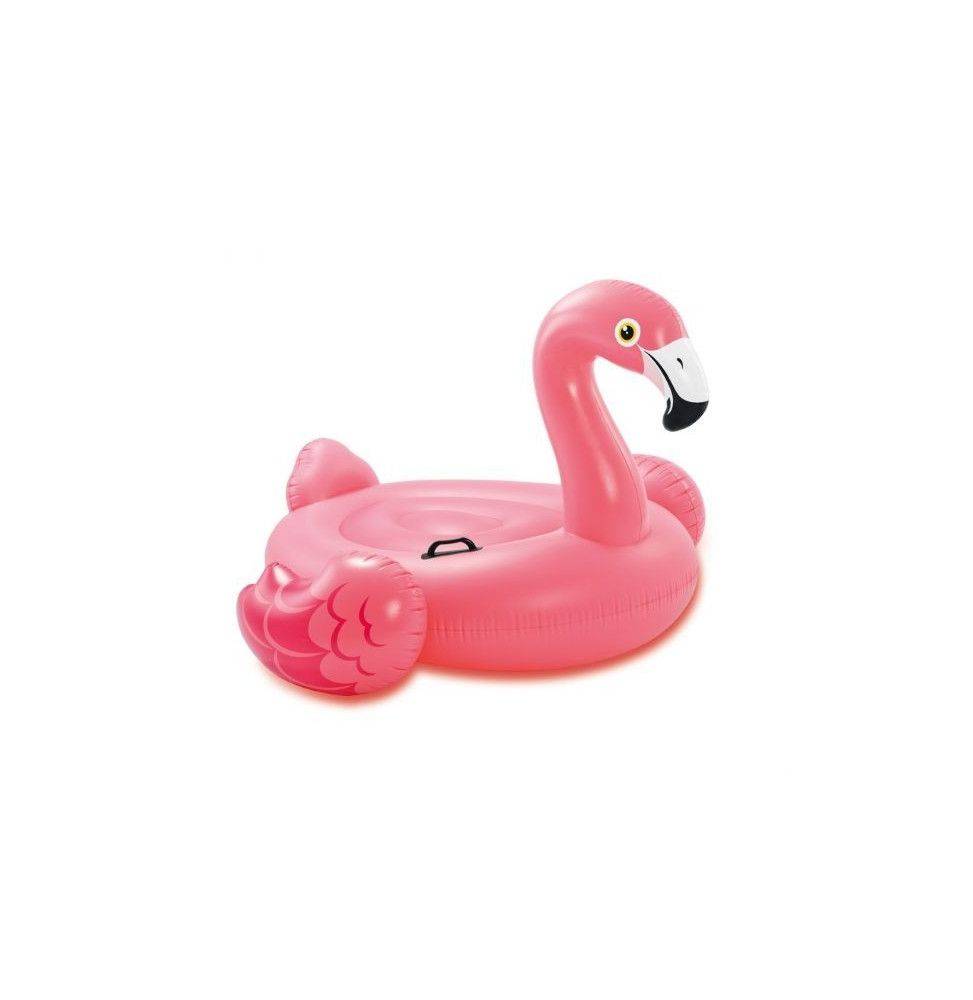 Intex - Bouée flamant rose à chevaucher - L 142 x l 137 x H 97 cm - PVC - Rose - Imagen 1