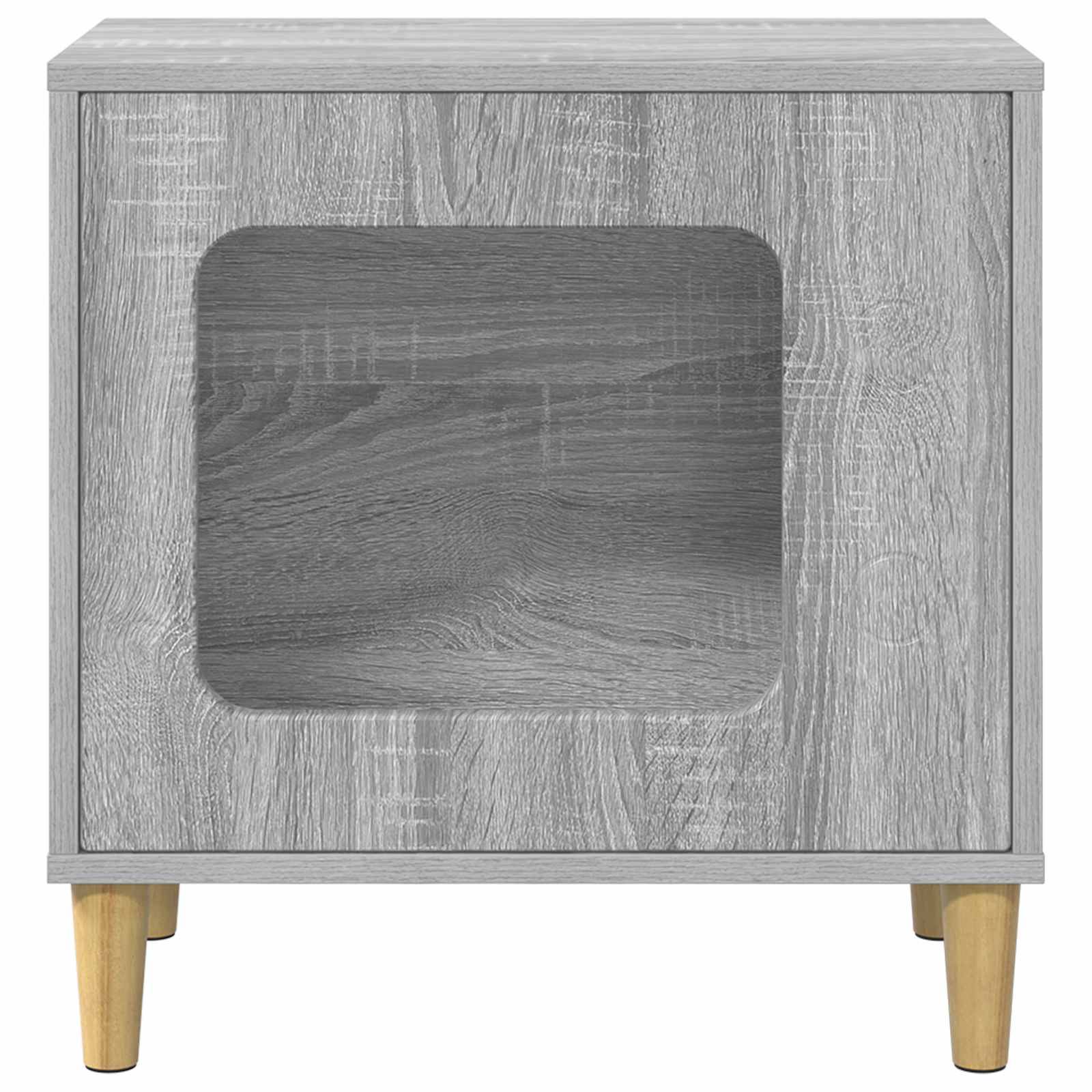 Vidaxl - Maison pour chat Gris Sonoma 51 x 30 x 52 cm Bois d'ingénierie vidaXL 8000659 - Image 6