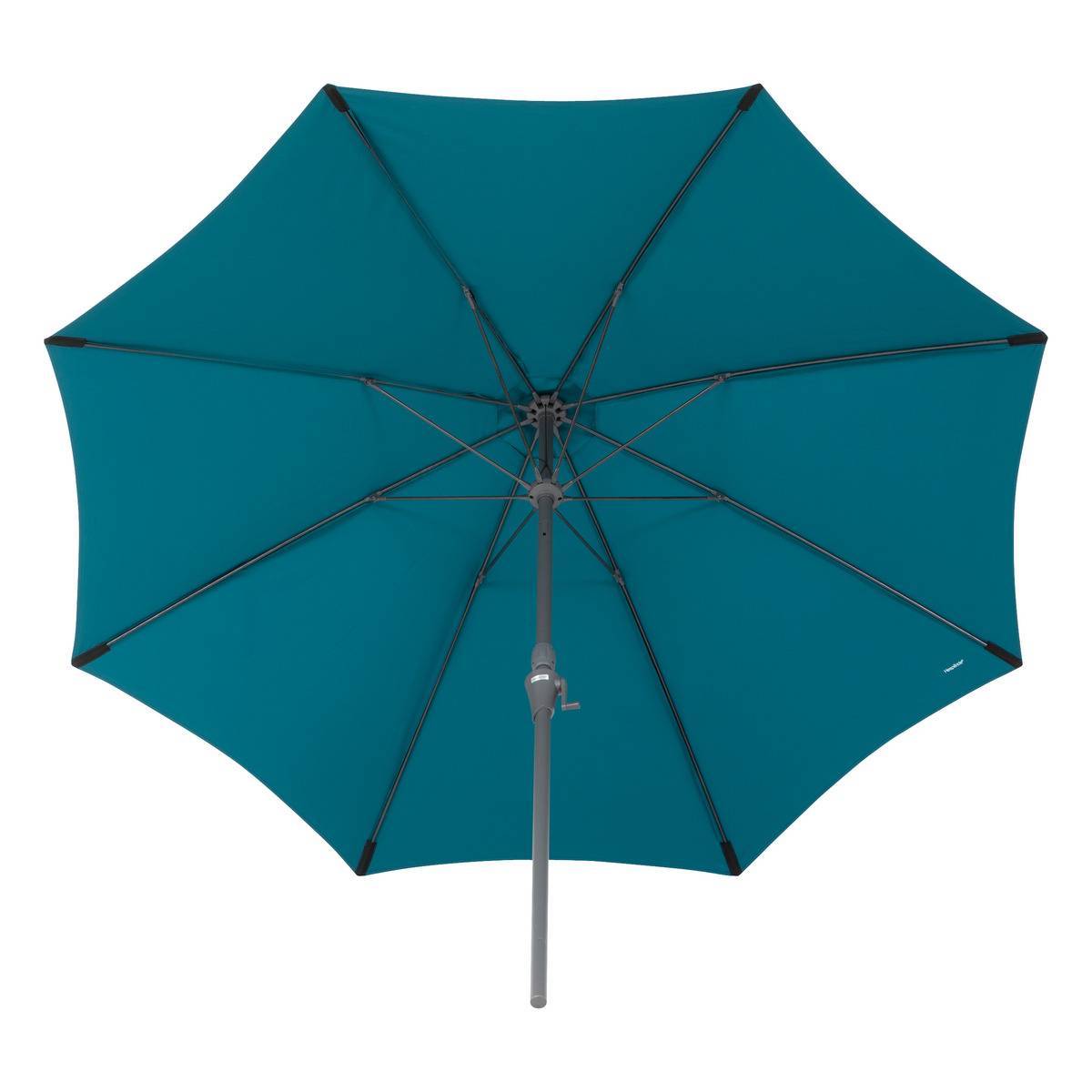 Hesperide - Parasol droit rond "Sisko" bleu canard 2,7m Hespéride - Imagen 3