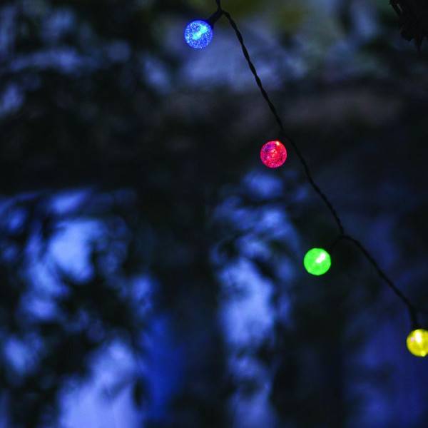 Lumisky - Guirlande solaire FESTY COLOR RGB 20 globes 5.8M - Imagen 4