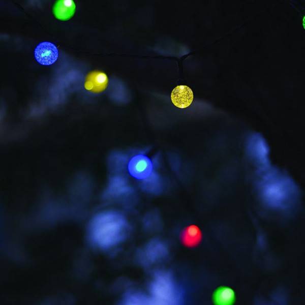 Lumisky - Guirlande solaire FESTY COLOR RGB 20 globes 5.8M - Imagen 3