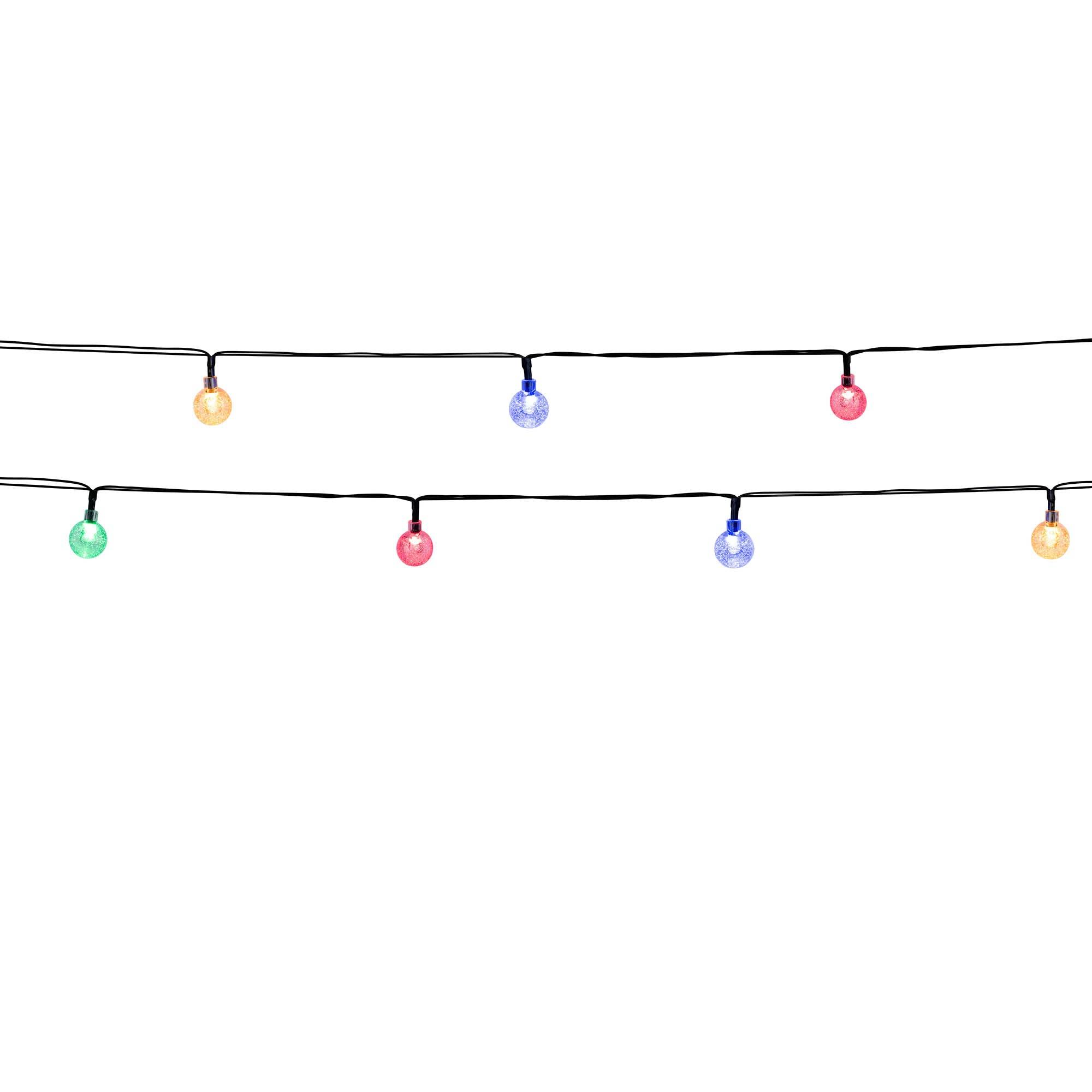 Lumisky - Guirlande solaire FESTY COLOR RGB 20 globes 5.8M - Imagen 1