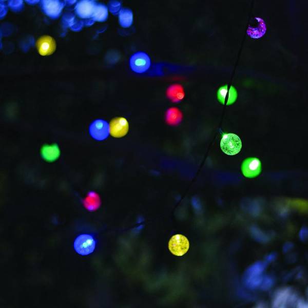 Lumisky - Guirlande solaire FESTY COLOR RGB 20 globes 5.8M - Imagen 6