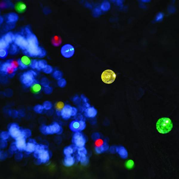Lumisky - Guirlande solaire FESTY COLOR RGB 20 globes 5.8M - Imagen 5
