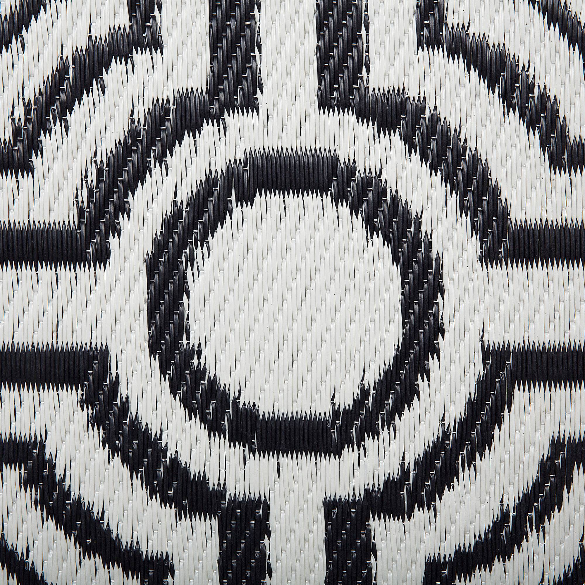 Beliani - Tapis d'extérieur Polypropylène Noir BIDAR - Beliani - Imagen 6