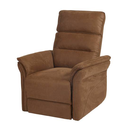 Zerodis Fauteuil inclinable électrique Marron foncé Tissu AB3073753 HB042 - Maison Zerodis Fauteuil inclinable électrique Marron foncé Tissu AB3073753 HB042 - Maison