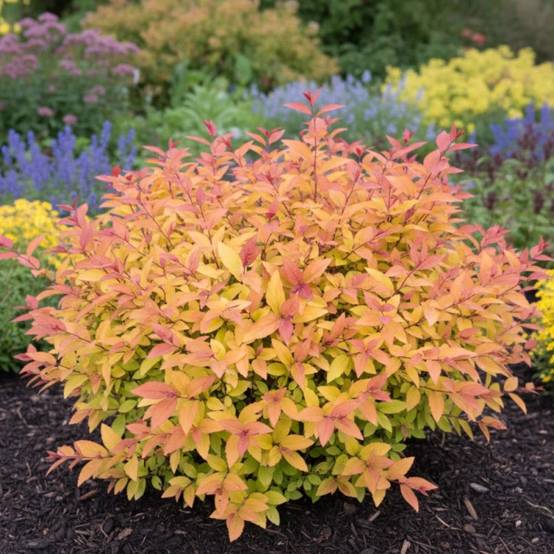 Spirée du Japon Firelight, Spiraea à fleurs Rose - feuillage Caduc - Pot de 1,5L - 10/20 cm- hauteur à maturité De 0,50 m à 1,00 m - Image 4