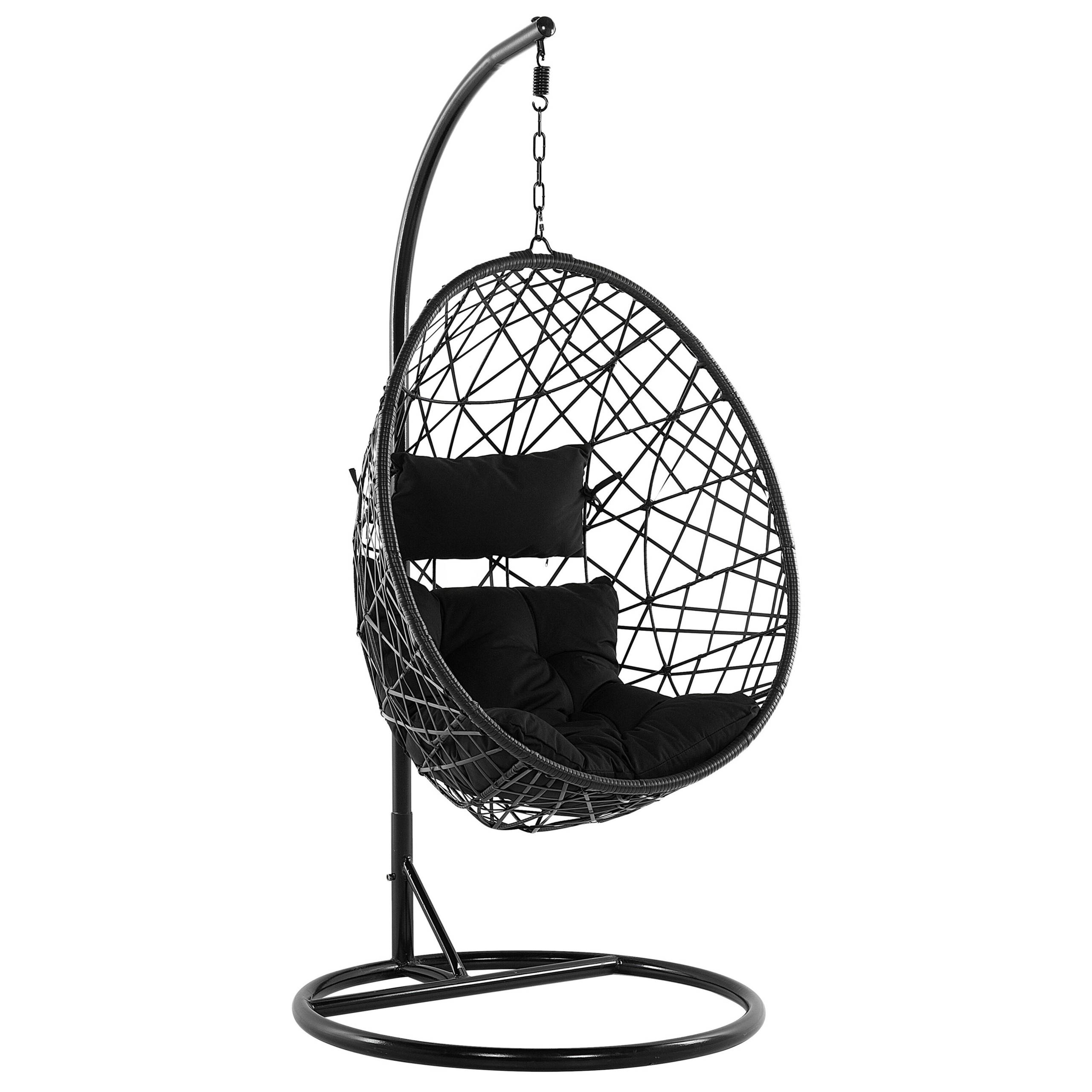 Beliani - Chaise porte-à-faux Polyrotin Noir ALATRI - Beliani - Imagen 2