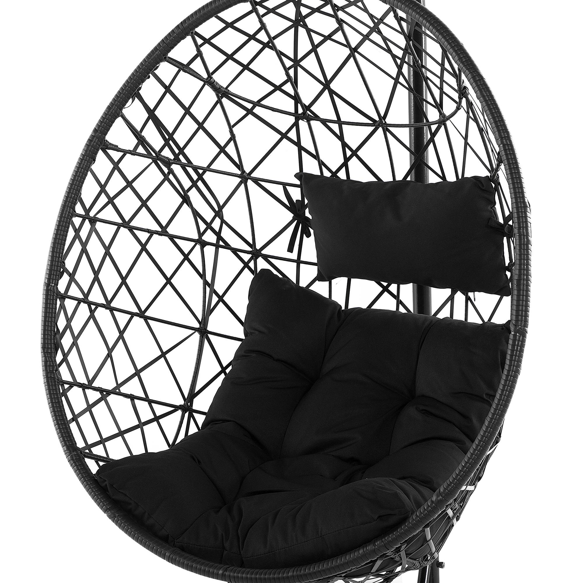 Beliani - Chaise porte-à-faux Polyrotin Noir ALATRI - Beliani - Imagen 7