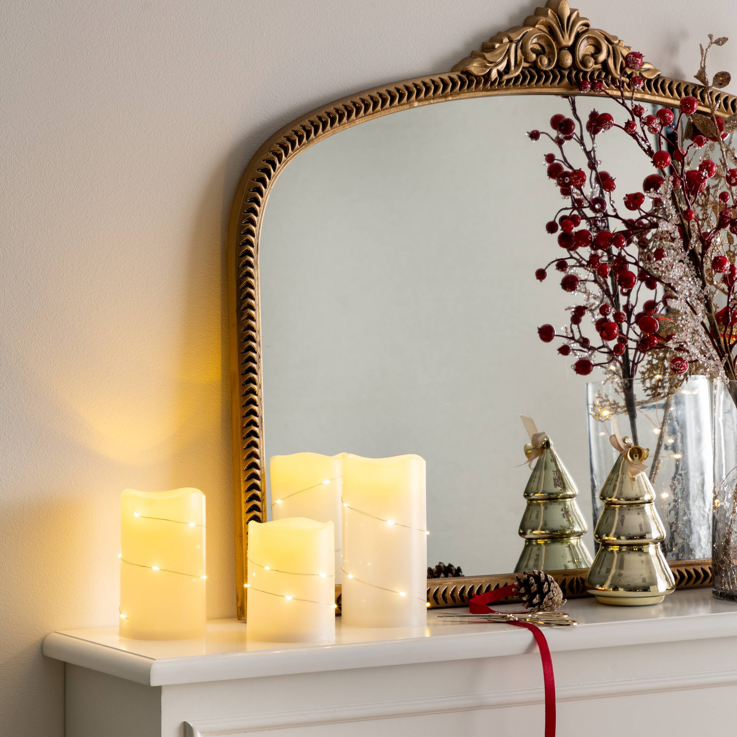 Atmosphera - Lot de 3 bougies LED fil cuivre Valoa - Feeric Lights & Christmas - Image 1