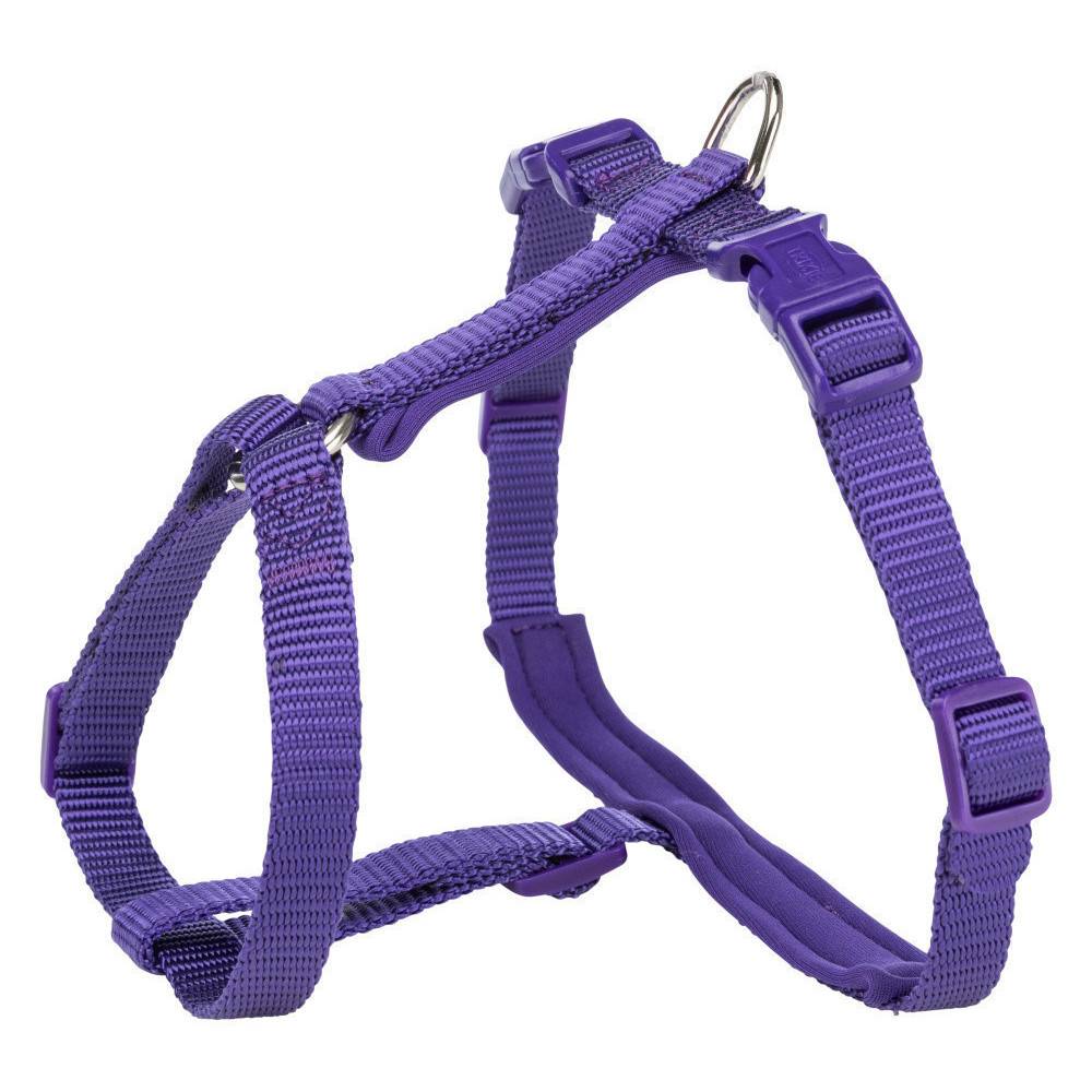 Trixie - Harnais H XL avec laisse Premium, taille 33-57cm/13mm,  violet. pour chats - Imagen 1