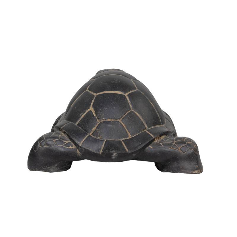 Jardinex - Statue jardin tortue L. 62 cm - Gris anthracite 25 cm - Jardinex - Imagen 7