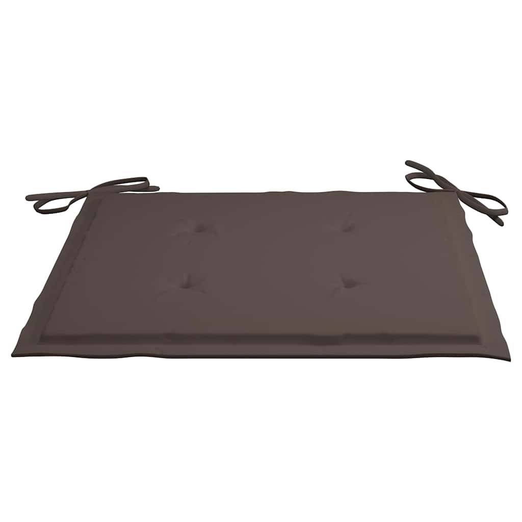 Vidaxl - Ensemble à manger d'extérieur pliable avec coussin 3 pcs-Salons de jardin Teck 553875 - Image 7