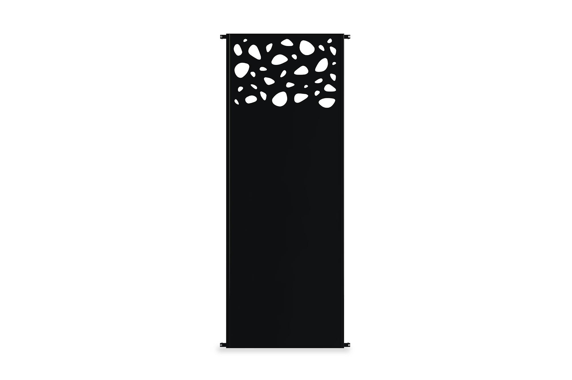 Casanoov Lot de 3 panneaux décoratifs SUNNY Noir H.160  cm motifs sur le haut - Image 5