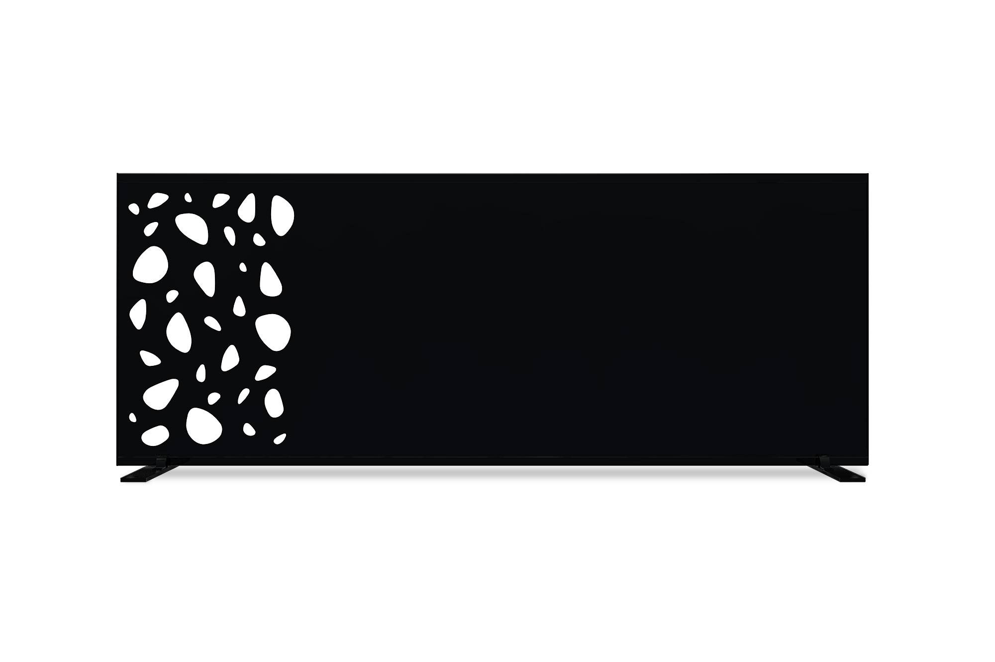 Casanoov Lot de 3 panneaux décoratifs SUNNY Noir H.160  cm motifs sur le haut - Image 8