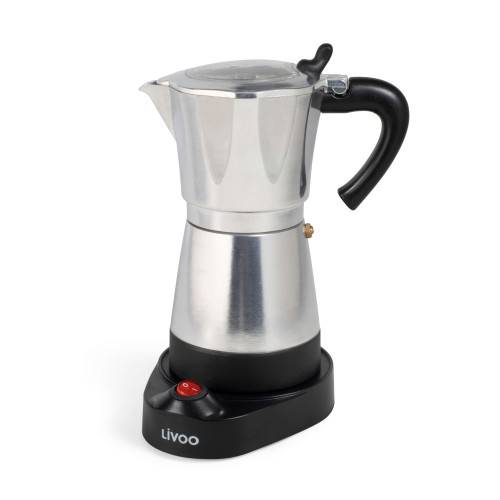 Livoo - Cafetière italienne électrique acier 6 tasses - Image 2