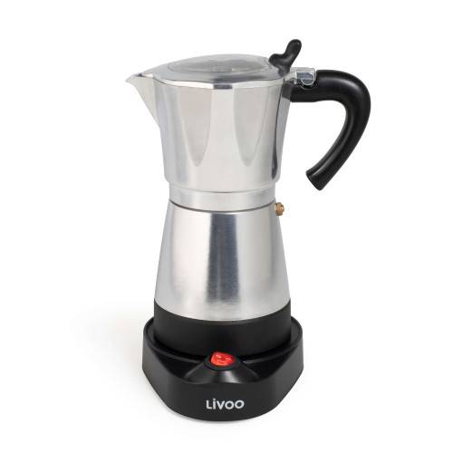 Livoo - Cafetière italienne électrique acier 6 tasses - Image 4