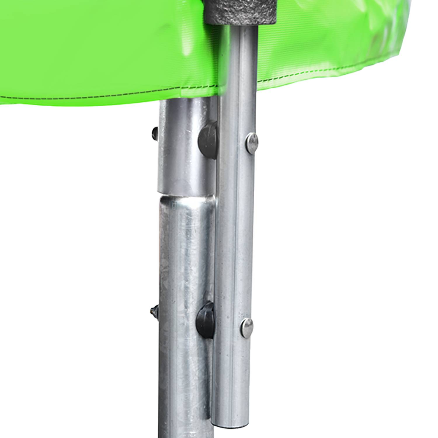 Happy Garden - Pack Premium Trampoline 305cm réversible vert / bleu ADELAÏDE + filet, échelle, bâche et kit d'ancrage - HAPPY GARDEN - Image 8