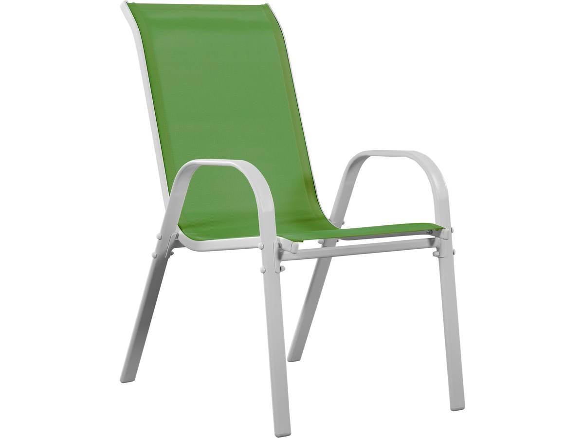 Fauteuil Jardin Textilène "cordoba" - Phoenix - Vert - Lot De 4 -habitat Et Jardin - Imagen 2