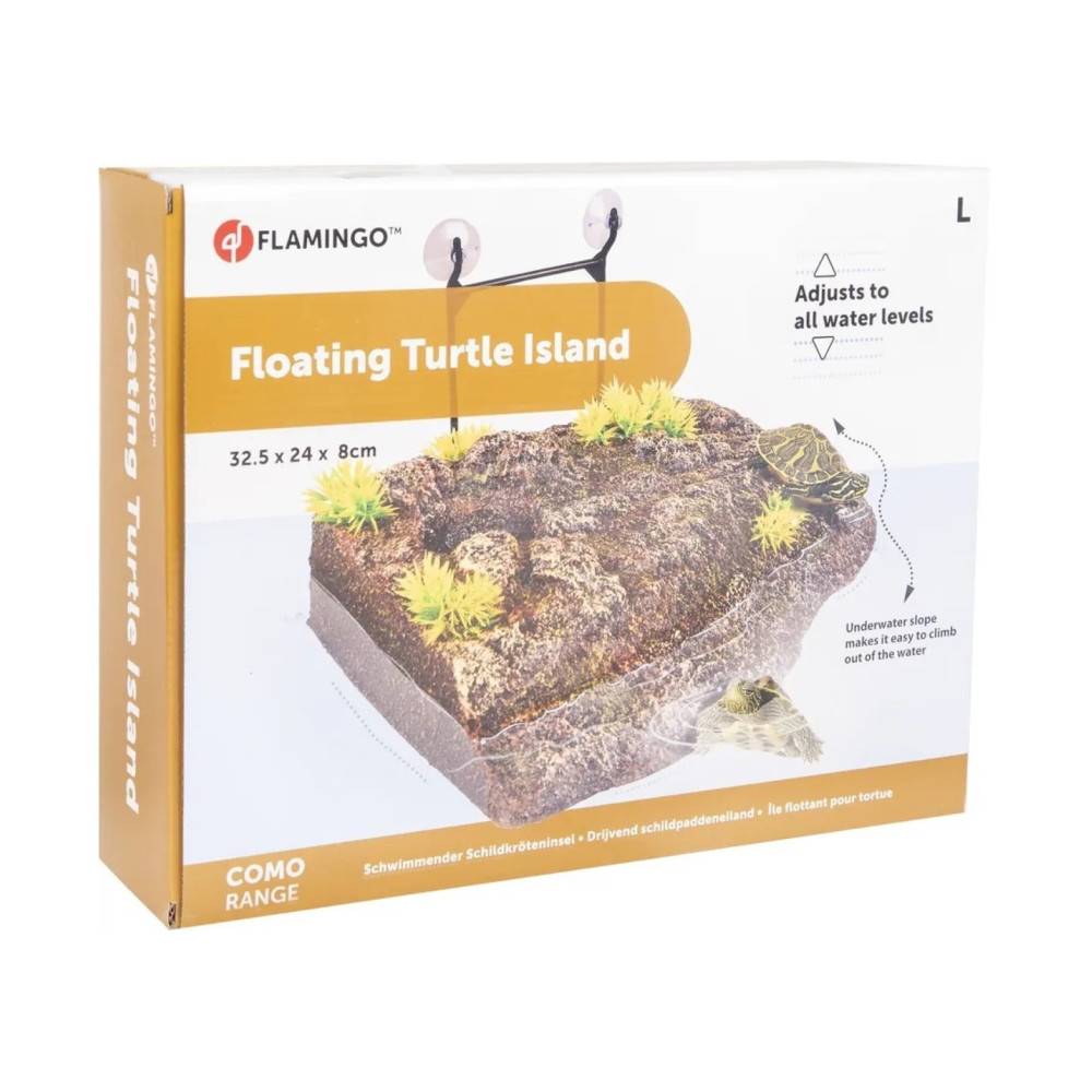 Décoration d'angle île flottante pour tortues, 32.5 cm. - Imagen 4