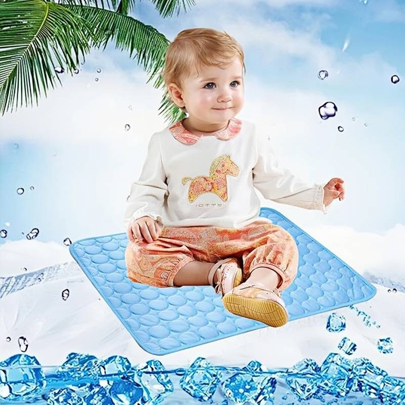 Tapis Rafraichissant 50*40CM pour Chiens et Chats Bleu-DtopbuyAge - Image 4