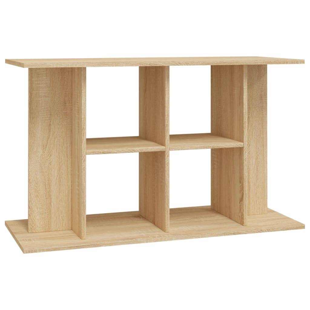 Meuble pour Aquarium Bois d'Ingénierie pour Salon avec Rangement 100x40x60 cm Chêne - ComfortXL Outdoor Living - Image 2