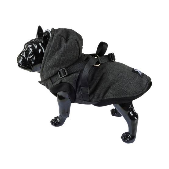 Love Story - Manteau Pour Chien "Tweed" 40cm Anthracite - Image 9