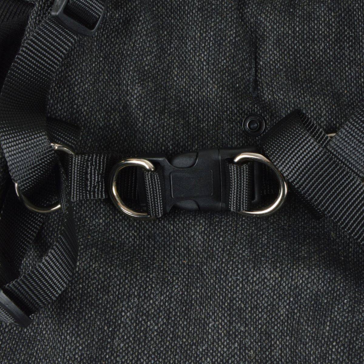 Love Story - Manteau Pour Chien "Tweed" 40cm Anthracite - Image 6