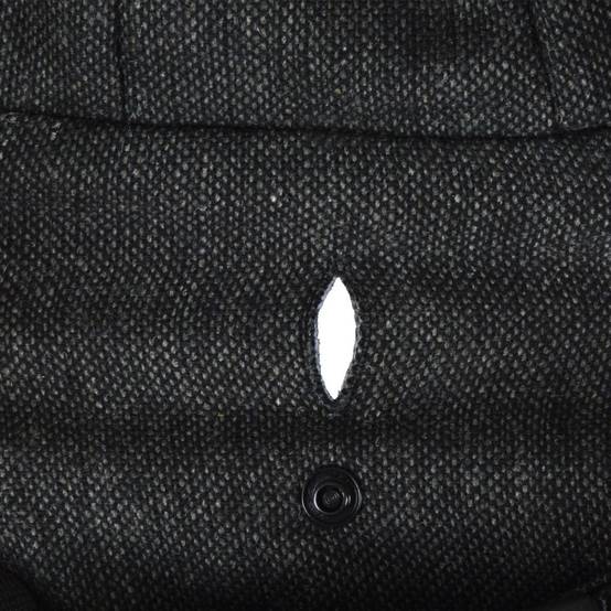 Love Story - Manteau Pour Chien "Tweed" 40cm Anthracite - Image 5