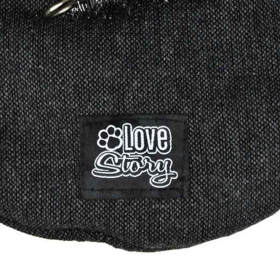 Love Story - Manteau Pour Chien "Tweed" 40cm Anthracite - Image 7