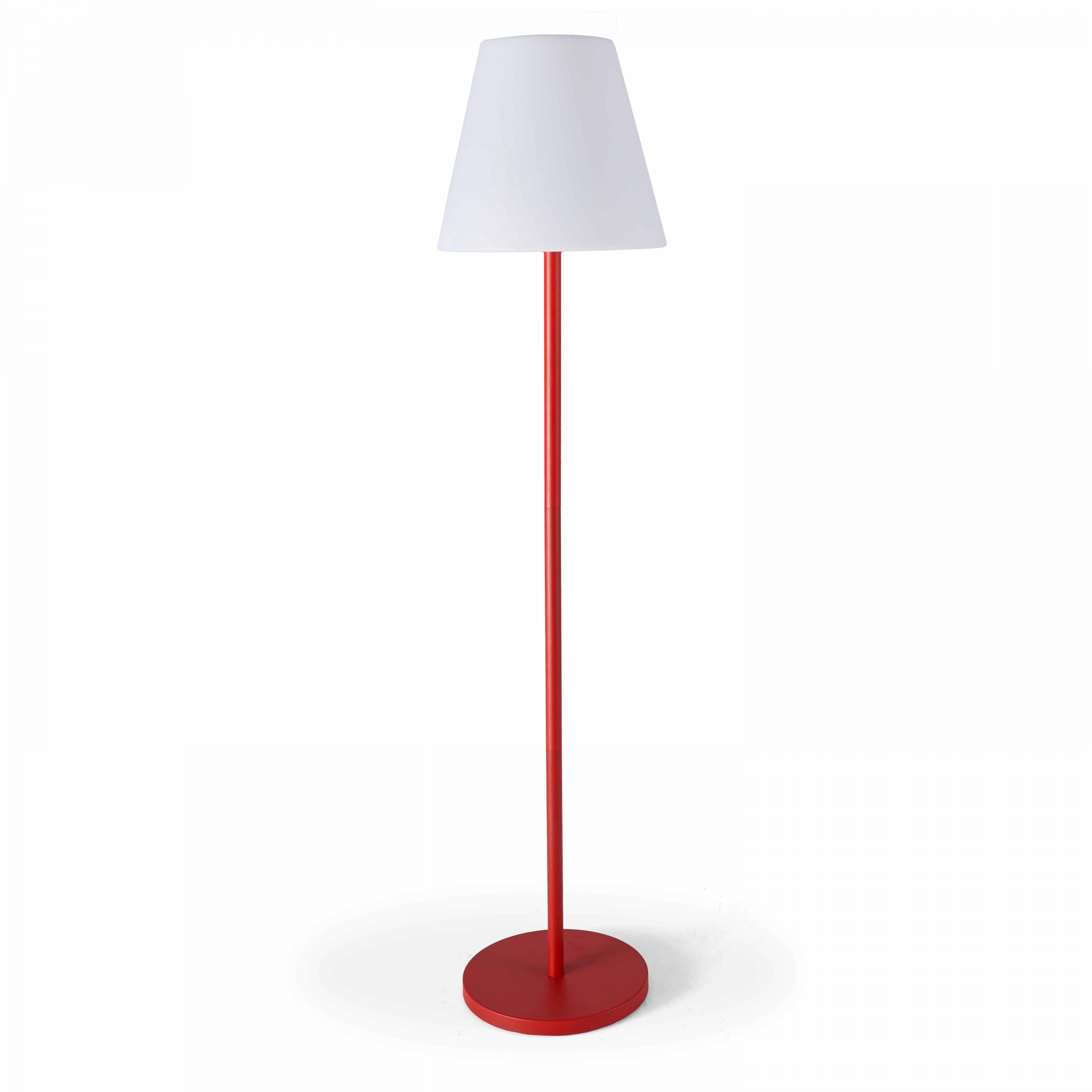 Oviala - Lampadaire en acier rouge Bell - Oviala - Imagen 1